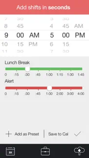 worktime - work schedule, shift calendar & job manager iphone screenshot 2