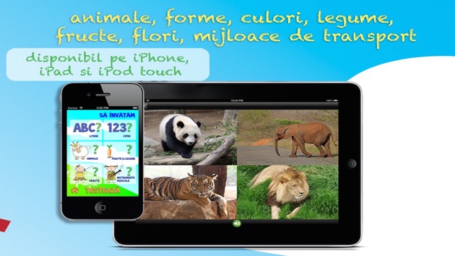 Să învățăm Litere Cifre si Cuvinte cu Animale, Forme, Culori(圖3)-速報App