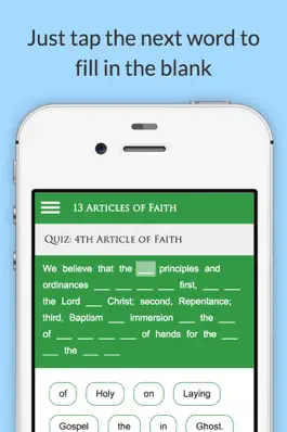 Game screenshot LDS Articles of Faith apk
