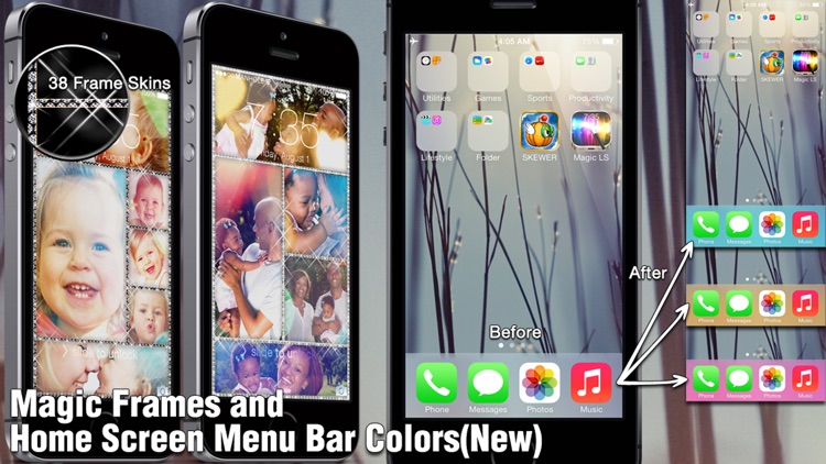 Magic Screen Pro - Customize your Lock & Home Screen Wallpaper for iPhone & iPod Touch (iOS8) screenshot-4