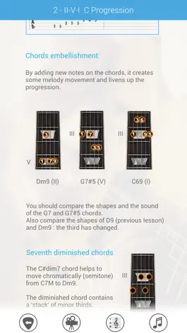 Game screenshot E-Jazz : Chords for Jazz Guitar apk