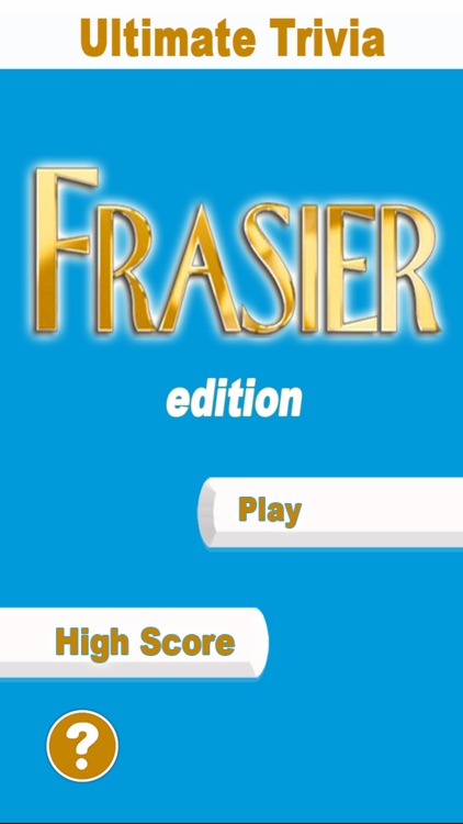 Ultimate Trivia - Frasier edition