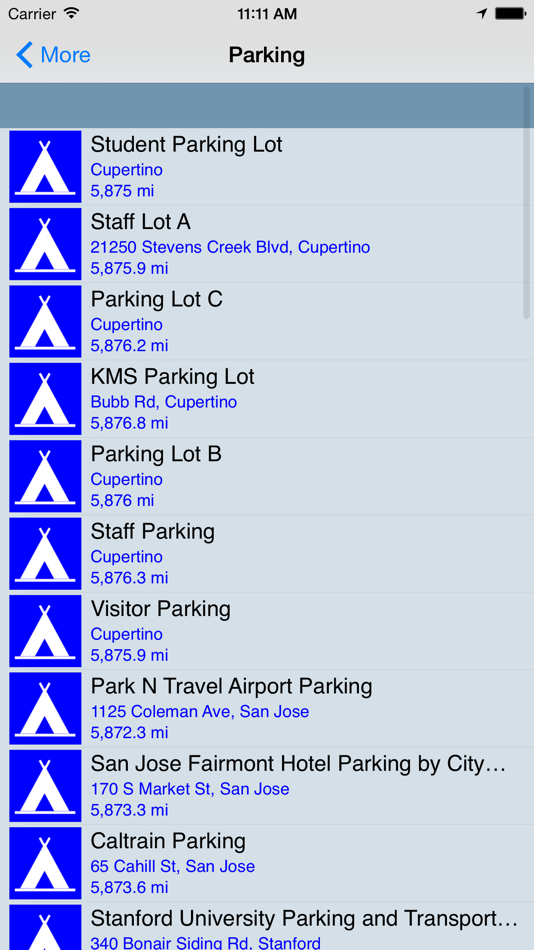#2. Parking lot (iOS) By: Electas MB