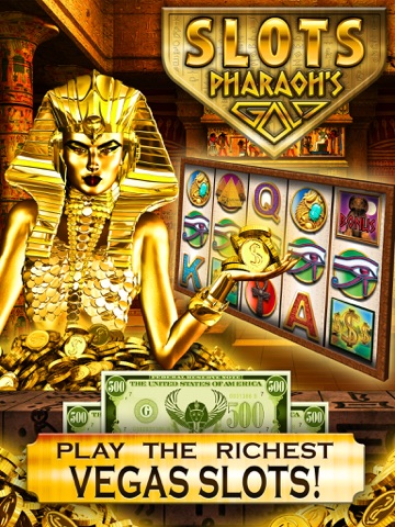 Screenshot #4 pour Slots Pharaoh's Gold: Machines à Sous - The Best Vegas Casino & High Star Jackpots!