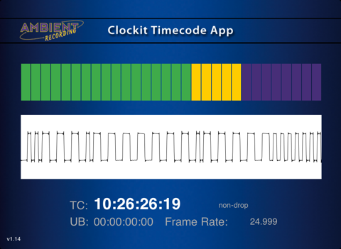 Screenshot #5 pour Clockit Timecode App