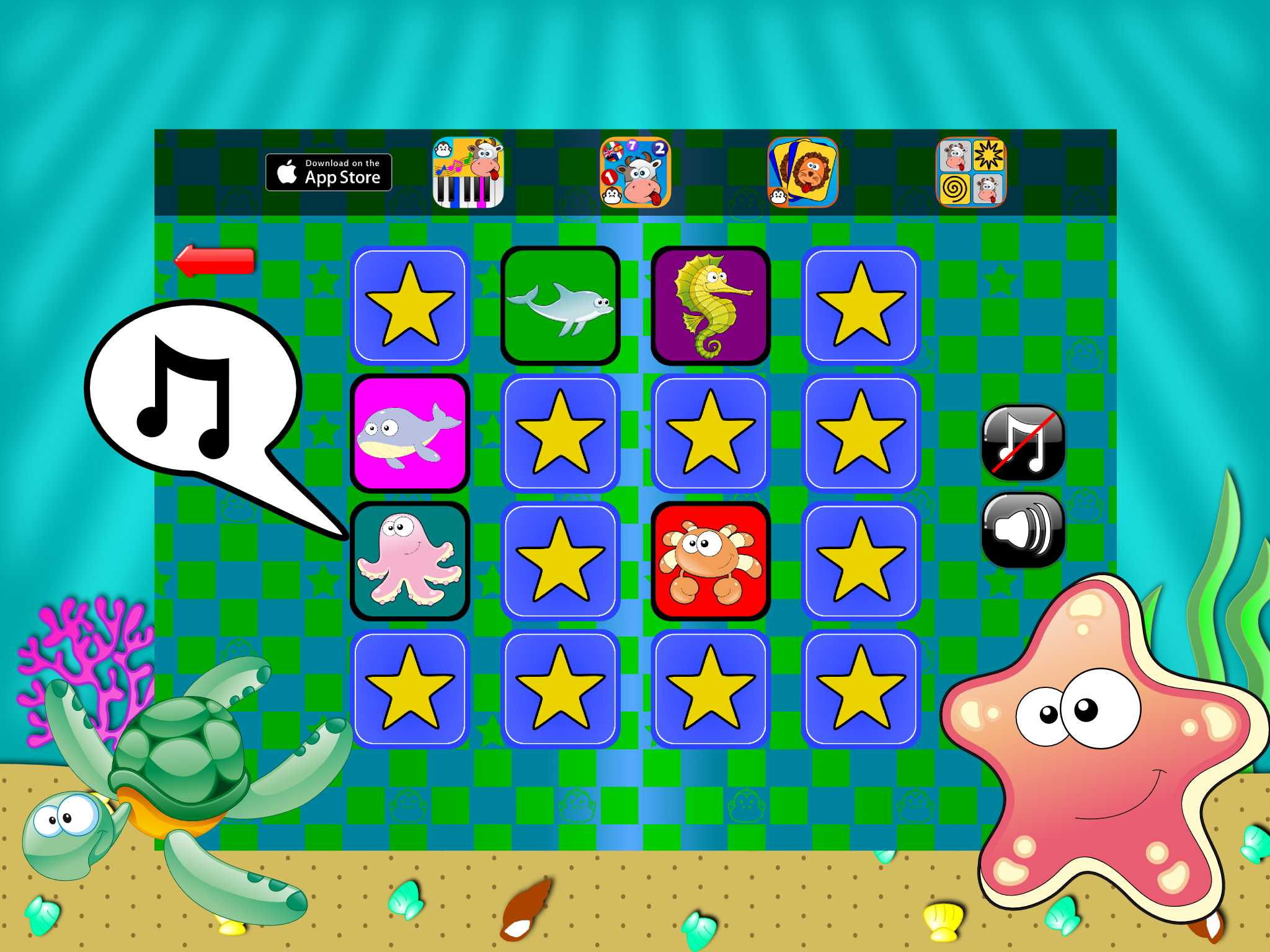 Baby Memory Genius - Funny Sea Animals screenshot 6