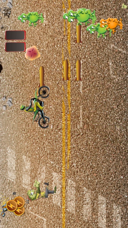 Ace Off-Road Dirt Bikes Versus Alien Invasion - Bikers beware of Zombies from behind screenshot-3