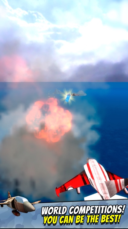 Aircraft Dog Fight Raid - 3D Air Flying & Shooting Game screenshot-3