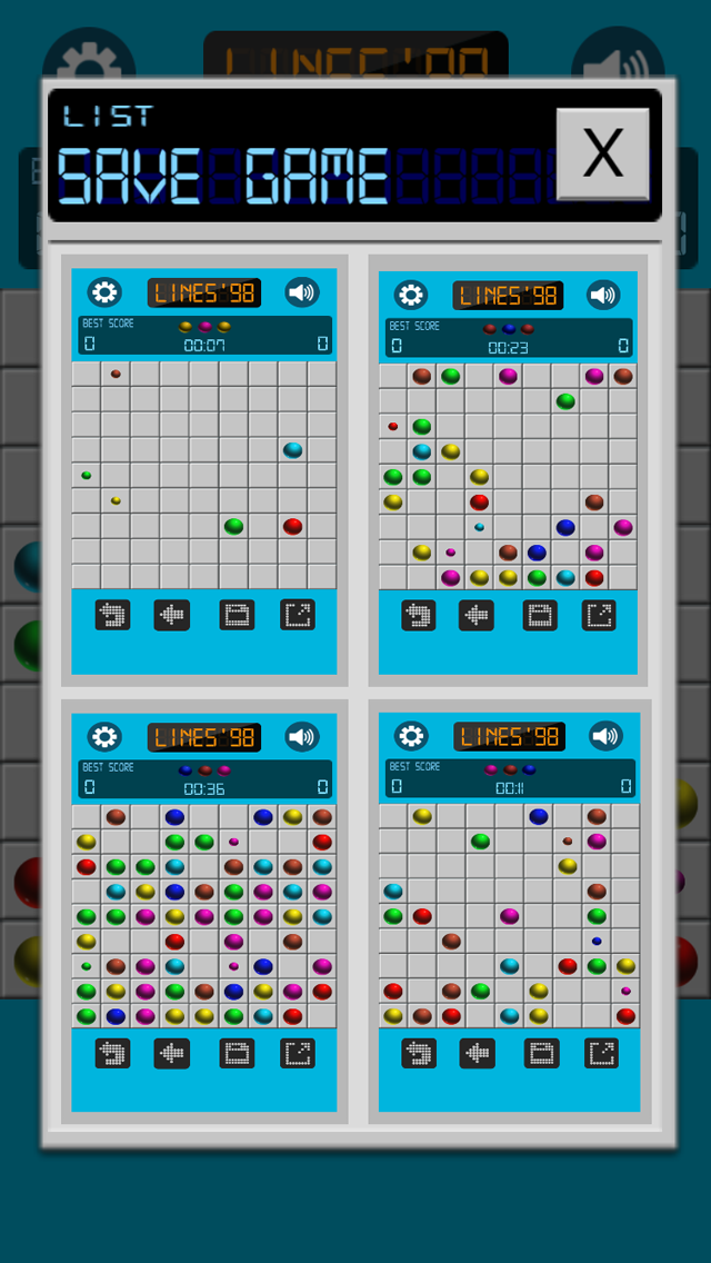 Lines 98 - Color Balls Classic