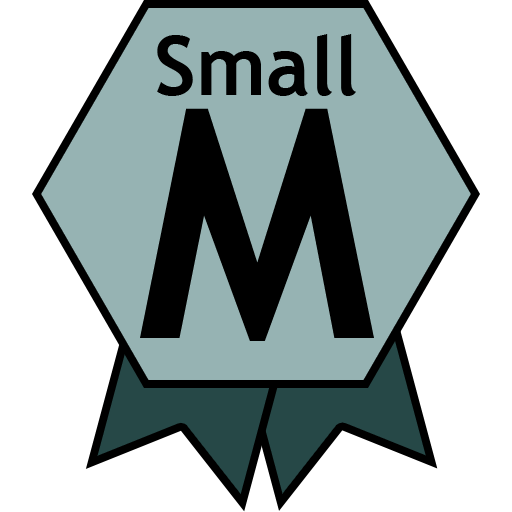 M Badge- Small Curve