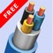 Free version of dimensioning cables application, according to NF C 15-100: section, current rating, voltage drop, 