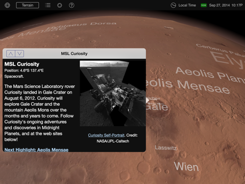 Screenshot #5 pour Mars Globe HD