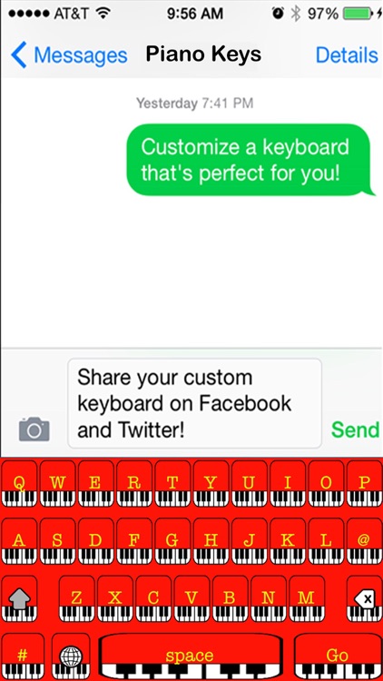 Piano Keys Custom Keyboard screenshot-4
