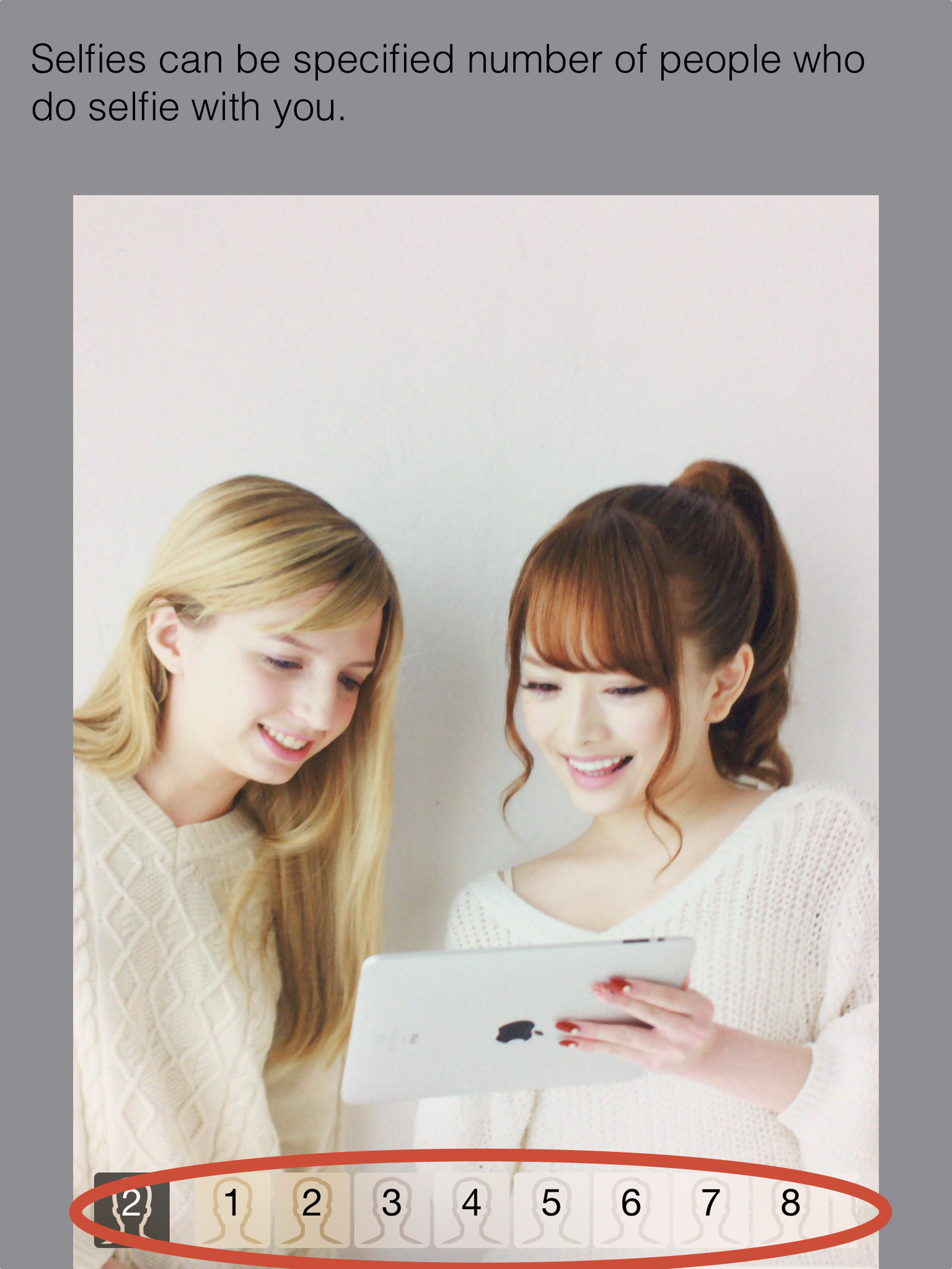 Selfies - Automatic selfie by multiple faces detection screenshot 4