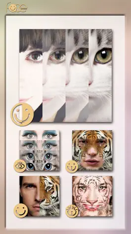 Game screenshot InstaFace:face eyes blend morph with animal effect hack