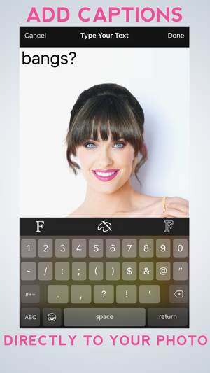 ‎Hairstyle Makeover Premium - Use your camera to try on a new hairstyle Screenshot