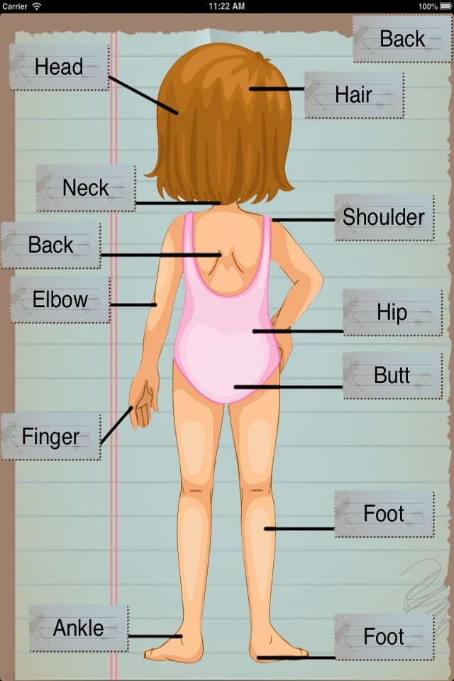 My Body english spanish hebrew screenshot 3