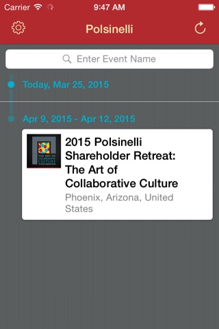 Polsinelli Events screenshot 2