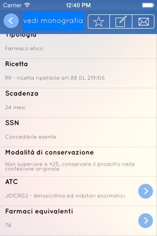 Farmaci - prontuario farmaceutico Lite screenshot 3