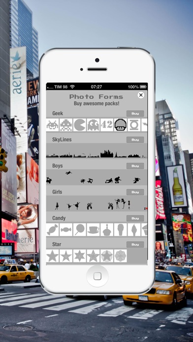 Screenshot #2 pour Formulaires de photo - Prenez des photos à travers de belles formes!