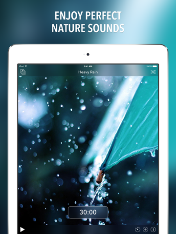 Relax Sounds - Relaxing Nature & Ambient Melodies - Help for Better Sleep, Baby Calming, White Noise, Meditation & Yoga iPad screenshot 2 - Health & Fitness app