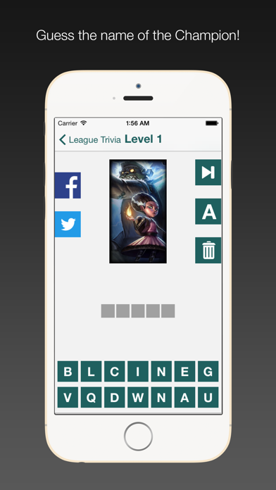 Screenshot #1 pour Champ Trivia for League of Legends - Guess the Champions based on Splash Art or Item based on picture Quiz