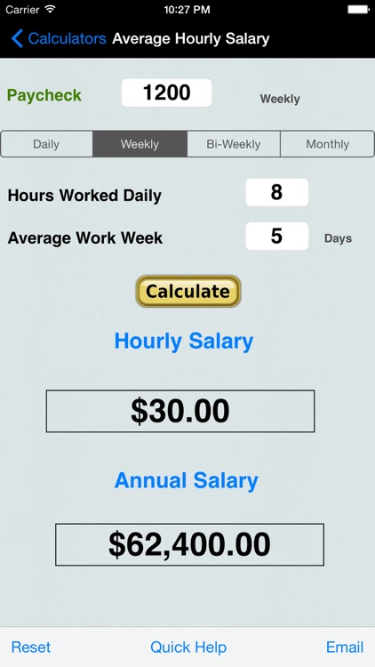 Salary, Income, Annual Income, Money Collection, Percentages, Averages, & Distances Calculators screenshot-4