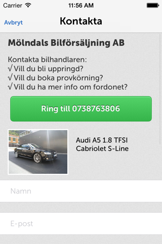 Mölndals Bilförsäljning screenshot 3