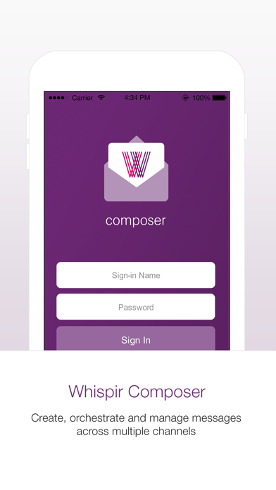 Screenshot #1 pour Whispir Composer