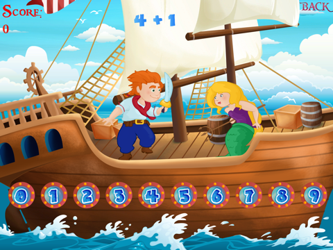 Screenshot #4 pour Combat d'épée du pirate - Jeu éducatif amusant pour apprendre à compter.
