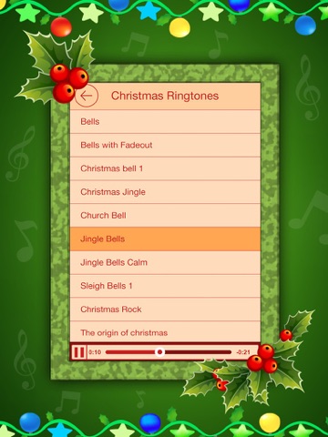 Screenshot #6 pour Holiday Ringtones Festival - Christmas Carols & New Year Ringtones Festival