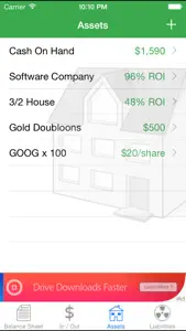 Cashflow Balance Sheet screenshot #4 for iPhone