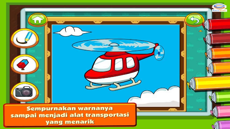 Marbel Mewarnai Transportasi screenshot-3