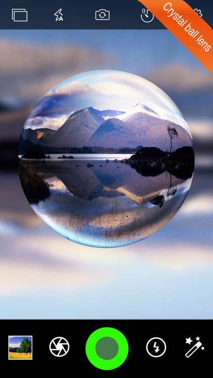 Fisheye Plus Free - Lomo Fisheye Camera with Crystal ball Lens and Color Flashlight