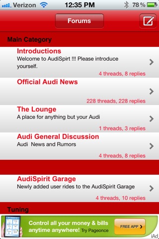 AutoForums 4 Audi's (FanSite) screenshot 3