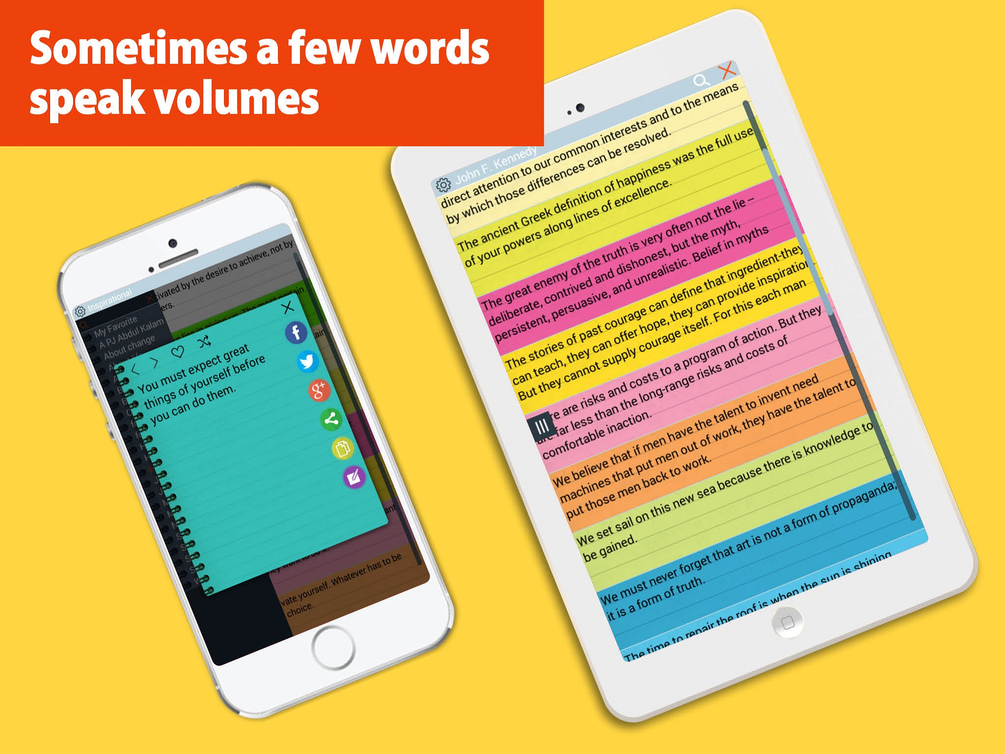 Motivational quotes of famous personalities for Facebook, whatsapp and Twitter