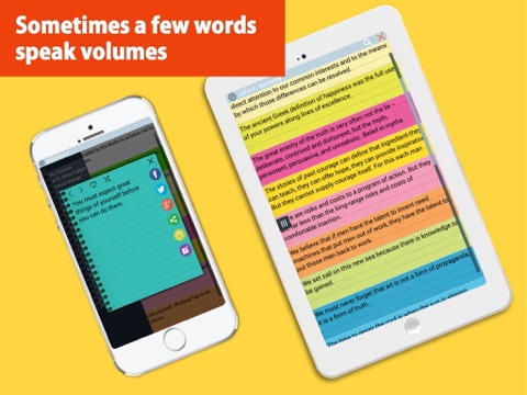 Motivational quotes of famous personalities for Facebook, whatsapp and Twitter iPad screenshot 5 - Lifestyle app