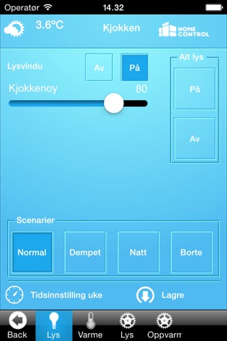 HomeControl screenshot 2