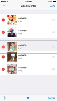 video+video - combine multiple videos into one video free - video merger iphone screenshot 2