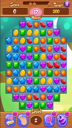 Sweet Fruit Jelly Garden Saga : Match 3 Free Game screenshot 1