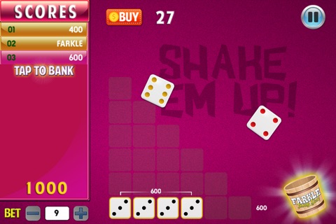 Farkle Throwing Dices screenshot 3