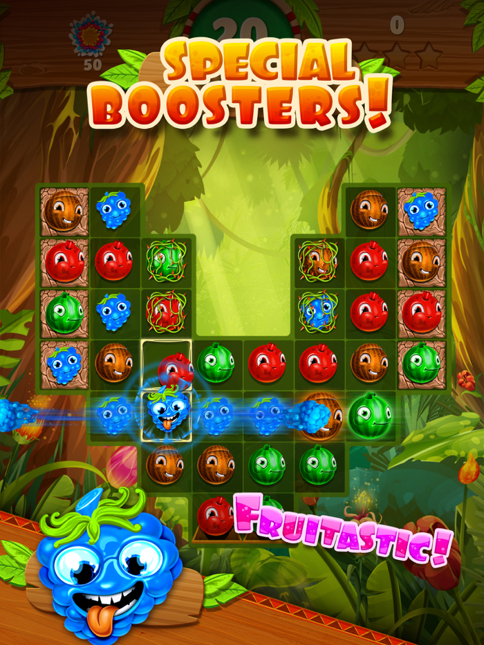 Jungle Jam - Juicy Fruit Match-3 Game