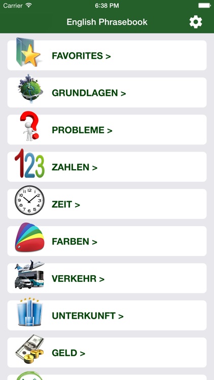 English phrasebook
