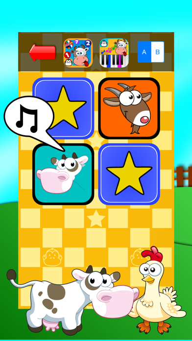 Baby Memory Genius - Funny farm animals iPhone screenshot
