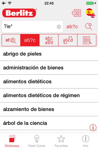 Spanish - English Berlitz Standard Talking Dictionary screenshot 4