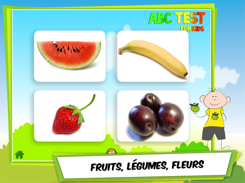 Screenshot #6 pour ABC Test for Kids: Apprendre l'Anglais: Trouver des animaux, lettres, chiffres, fruits, légumes, formes, couleurs et objets - Libre gratuite