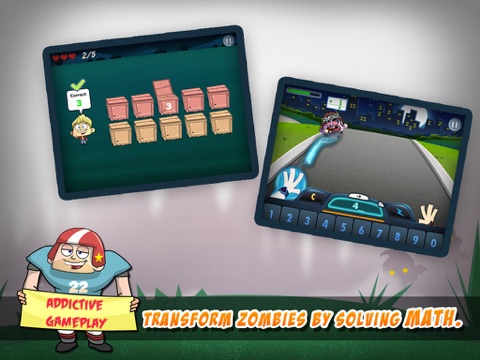 Screenshot #6 pour Math Vs Zombies - Math Games Grade K - 5