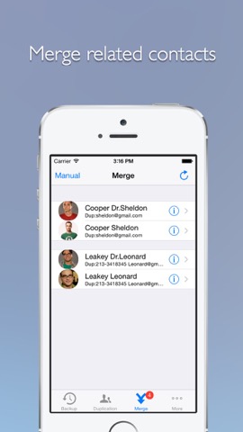 Remove duplicate contacts  -- Support backup and merge now!のおすすめ画像3