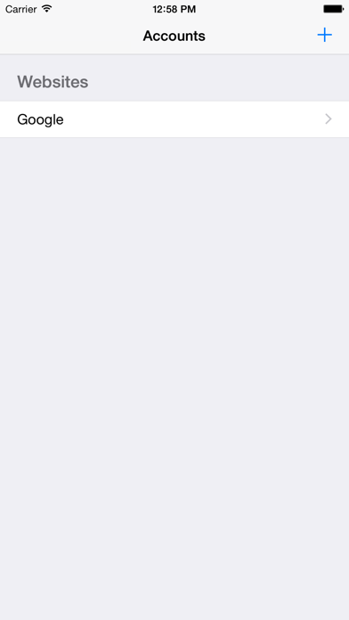 Screenshot #2 pour iPassword Keeper Lite