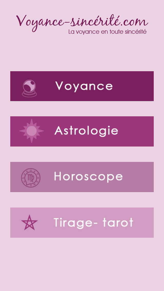 Screenshot #1 pour Voyance Sincérité